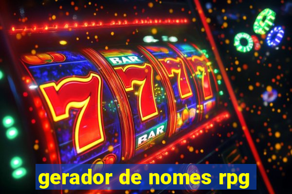 gerador de nomes rpg